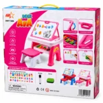 پشت جعبه میز آموزشی کودک Desk AVA و معرفی امکانات محصول